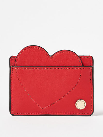 Oliver Bonas Red heart card holder at Collagerie