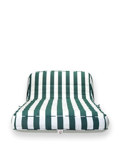Oliver James Lilos Green and white stripe pool float at Collagerie