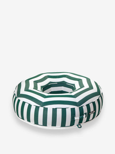 Oliver James Lilos Green stripe pool ring at Collagerie