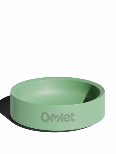 Omlet Omlet dog bowl sage at Collagerie