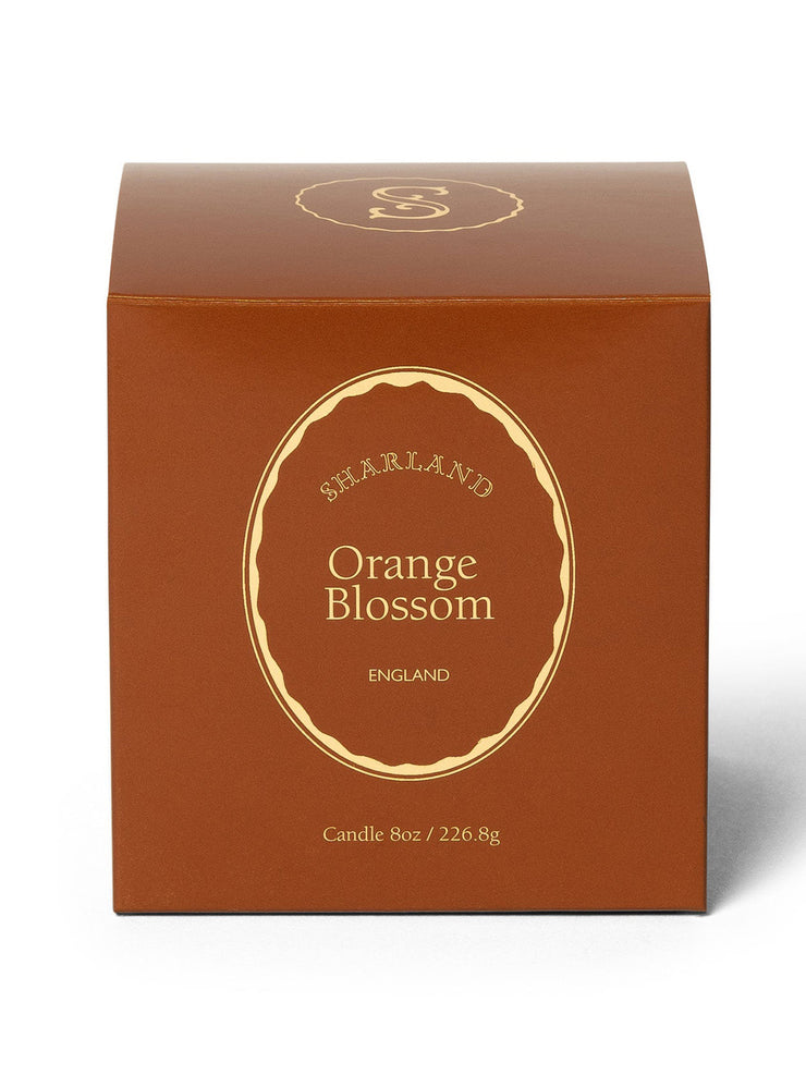 Orange blossom scented candle