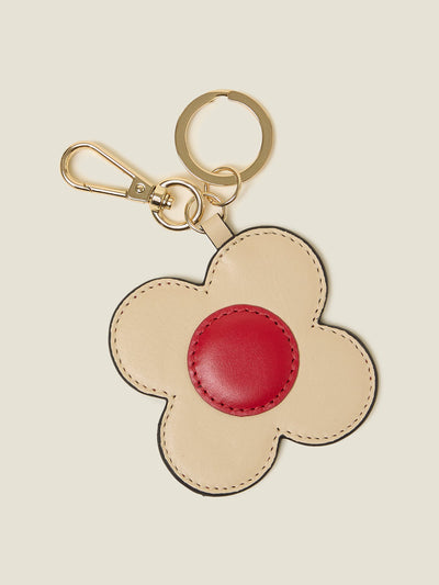 Orla Kiely Spot flower key ring at Collagerie