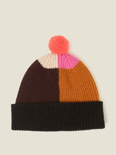 Orla Kiely Colour block beanie at Collagerie
