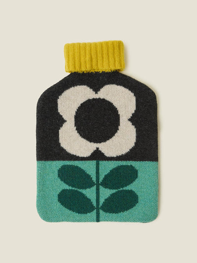 Orla Kiely Hot water bottle cover in Flower Stem Jewel at Collagerie