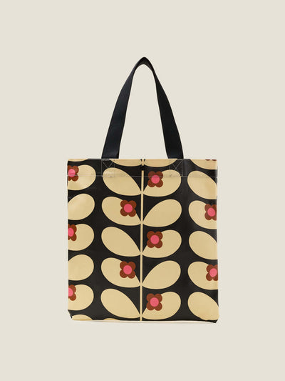 Orla Kiely Rollaway book bag in wild rose stem at Collagerie