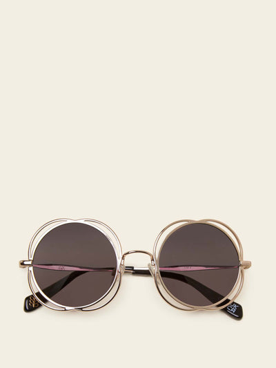 Orla Kiely Grey sunglasses at Collagerie