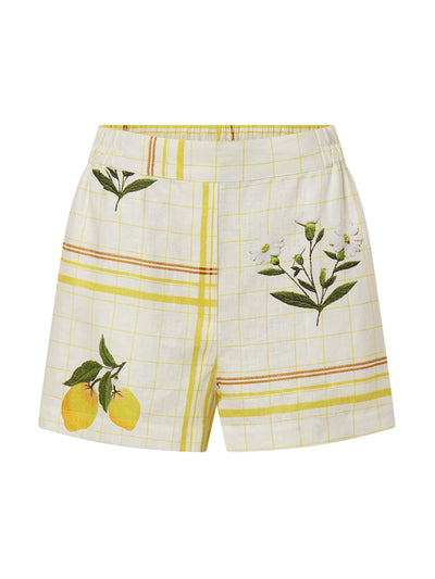 Oroton Summer Picnic shorts at Collagerie