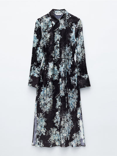 & Other Stories Crêpe midi shirt dress at Collagerie