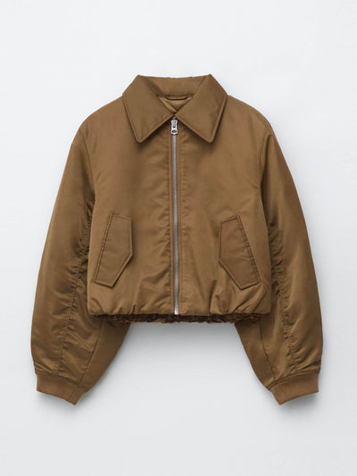 & Other Stories Cropped bomber jacket at Collagerie