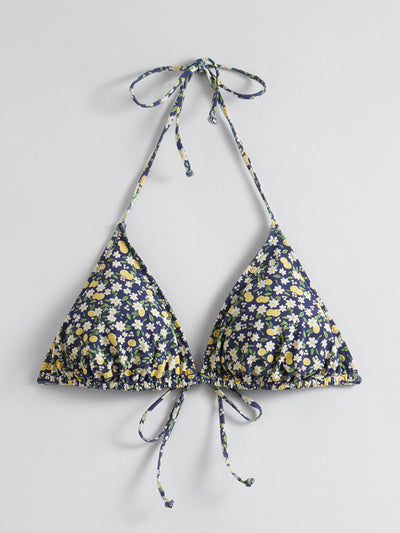 & Other Stories Halterneck triangle bikini top at Collagerie