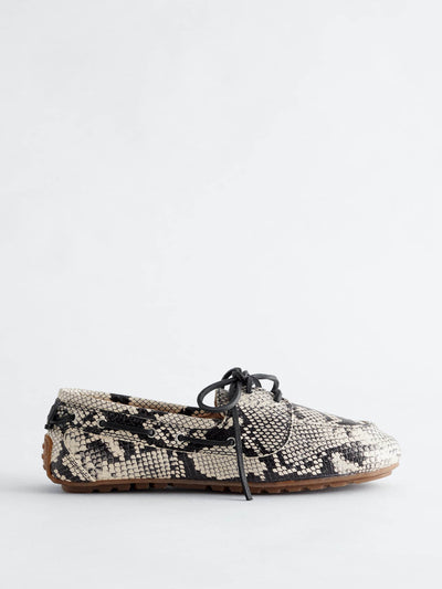 & Other Stories Leather boat shoes at Collagerie