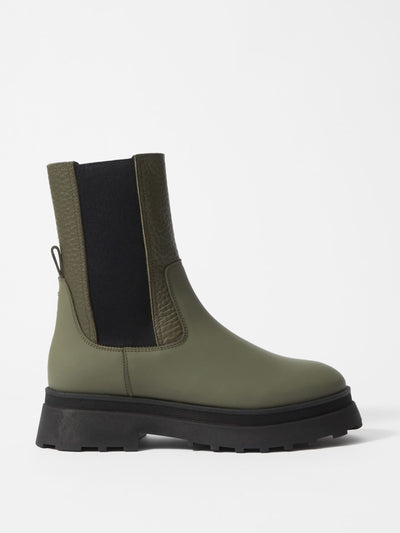 & Other Stories Lined leather Chelsea boots at Collagerie