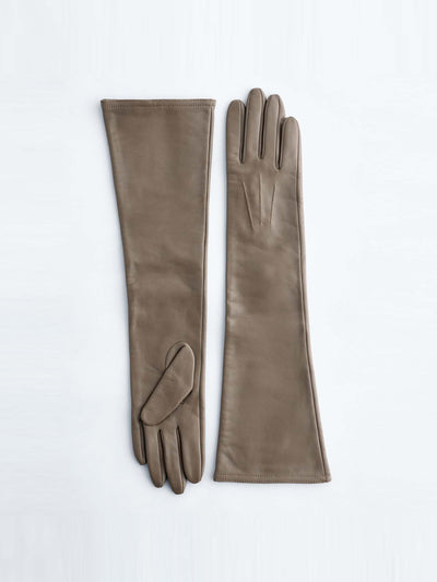 & Other Stories Long leather gloves at Collagerie