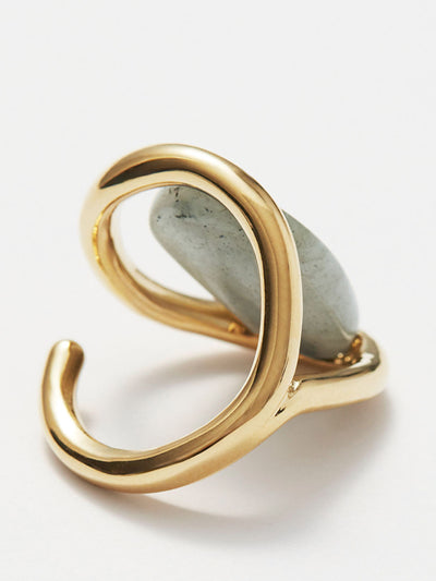 & Other Stories Marbled-decoration wire ring at Collagerie