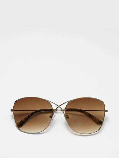 & Other Stories Oversized crossover-frame sunglasses at Collagerie