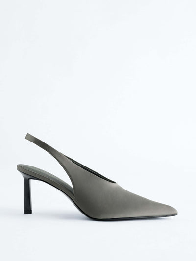 & Other Stories Satin slingback pumps at Collagerie