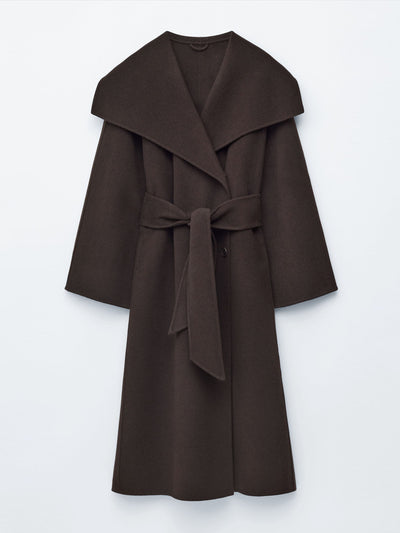 & Other Stories Shawl-collar wool maxi coat at Collagerie