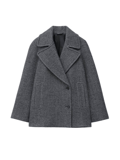 & Other Stories Short double-breasted wool coat at Collagerie