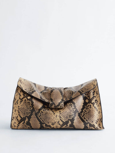 & Other Stories Soft leather clutch at Collagerie