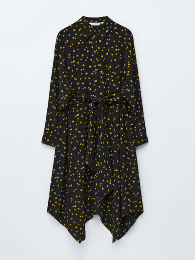 & Other Stories Tie-detail midi shirt dress at Collagerie