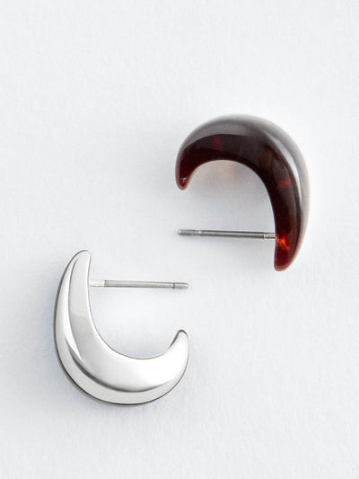 & Other Stories Two-toned dome earrings at Collagerie