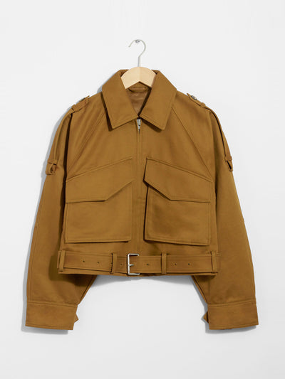 & Other Stories Belted patch-pocket jacket at Collagerie