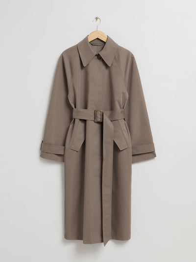 & Other Stories Relaxed trench coat in Mole at Collagerie