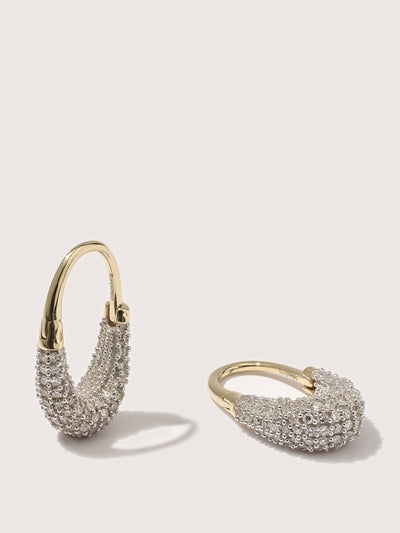 Otiumberg Diamond Roscida drop earrings at Collagerie