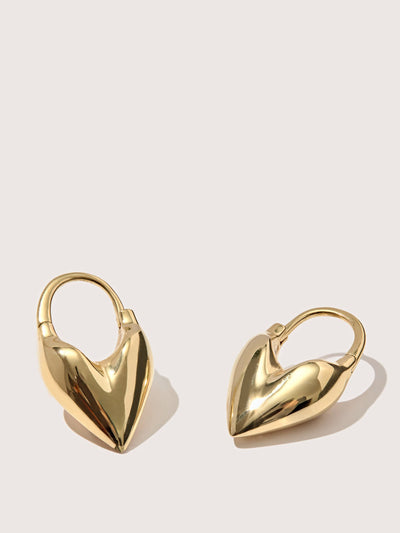 Otiumberg Roscida heart hoops at Collagerie