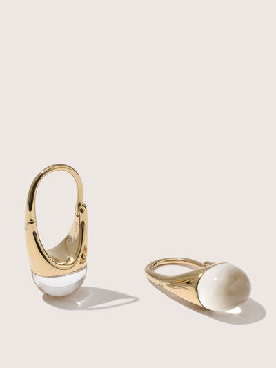 Otiumberg Roscida quartz earrings at Collagerie