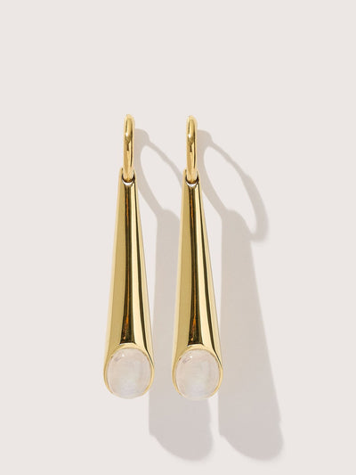 Otiumberg Sonnet moonstone earrings at Collagerie