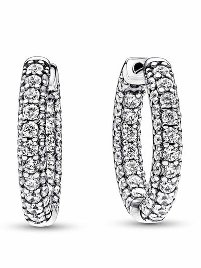 Pandora Single-row hoop earrings at Collagerie