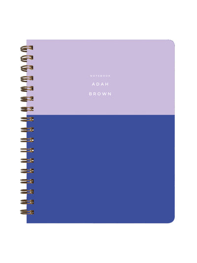 Papier Colourblock spiral lined notebook at Collagerie