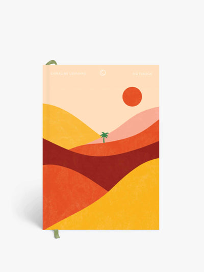 Papier Sand dunes hardcover notebook at Collagerie