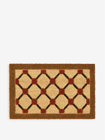 H&M Home Brown patterned doormat at Collagerie