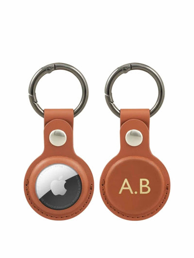 Personalised Gift Shop Personalised AirTag holder keyring at Collagerie