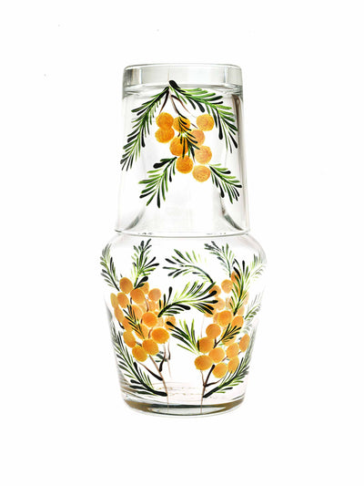 Petra Palumbo Wild gorse carafe and tumbler at Collagerie