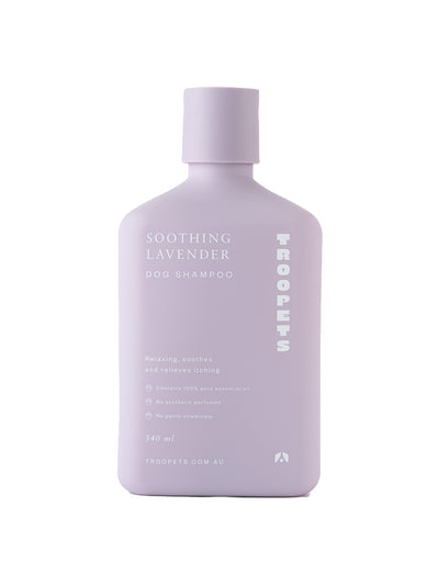 Troopets Soothing lavender dog shampoo at Collagerie