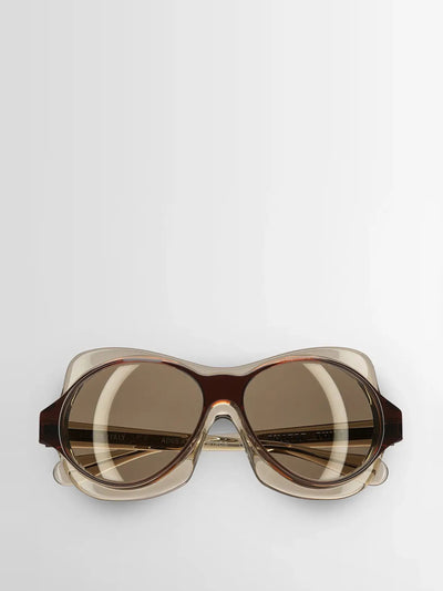 Phoebe Philo Cookie sunglasses in cognac acetate at Collagerie