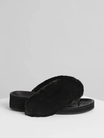 Phoebe Philo Frizz flip flops at Collagerie