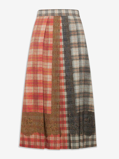 Pierre-Louis Mascia Dylan skirt virgin wool at Collagerie