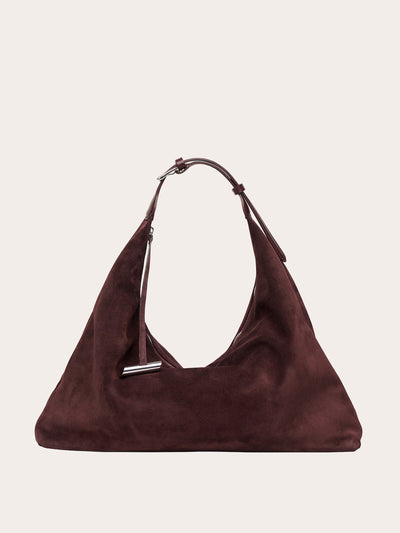 Little Liffner Pillow hobo suede amarone at Collagerie