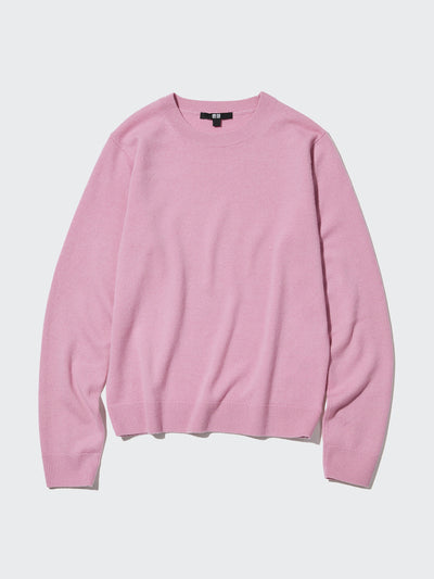 Uniqlo Cashmere jumper in pink at Collagerie