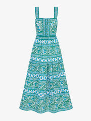 Aqua mix lucia dress Dresses Pink City Prints    - Collagerie