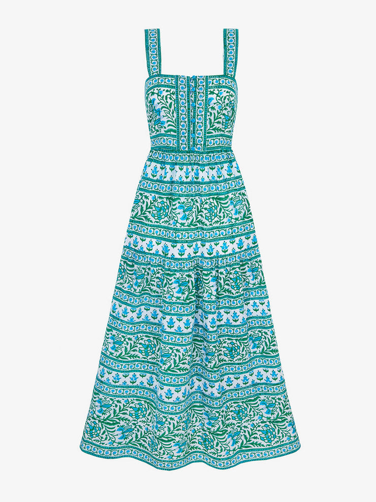 Aqua mix lucia dress Dresses Pink City Prints    - Collagerie