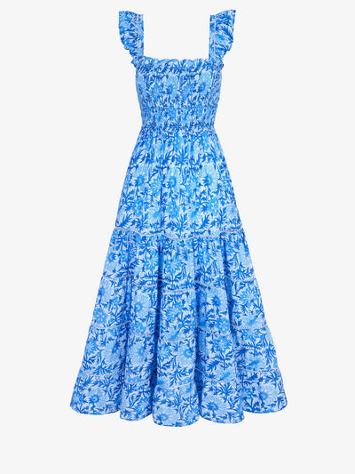 Pink City Prints Azure rose jessica dress at Collagerie