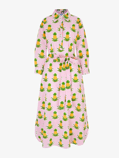 Pink City Prints Candy pineapple Tonie dress at Collagerie