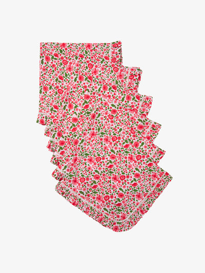 Pink City Prints Festive ditsy napkins (set of 6) at Collagerie