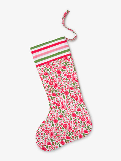 Pink City Prints Festive ditsy stocking at Collagerie