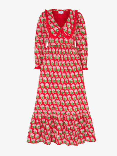 Pink City Prints Festive marigold Esme dress at Collagerie